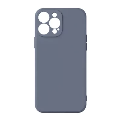 AVIZAR Coque pour iPhone 13 Pro Silicone Semi-Rigide avec Finition Soft Touch Bleu 