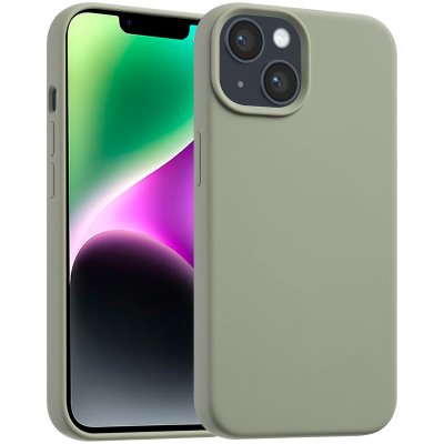 ACCEZZ Coque pour iPhone 14 en silicone Cooper Vert