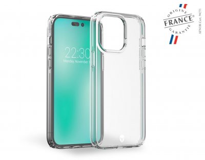 FORCE CASE Coque pour iPhone 14 Pro Max Anti-chutes Recyclable Feel Transparent