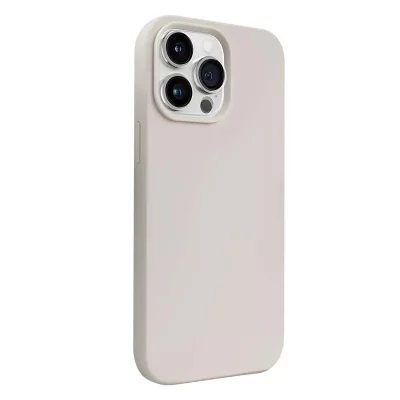 CRONG Coque pour iPhone 14 Pro Max Compatible MagSafe Edition Color Cover  Beige