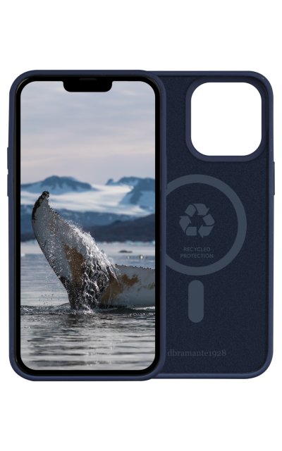 DBRAMANTE1928 Coque pour iPhone 14 Pro Max Plastique Bleu