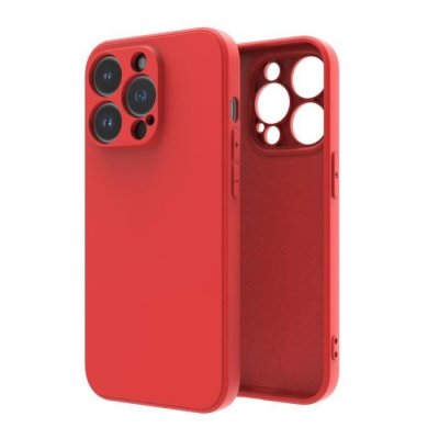 MYWAY Coque pour iPhone 14 Pro Smoothie en TPU Rouge