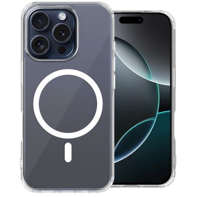 IMOSHION Coque pour iPhone 16 Pro en silicone Transparent