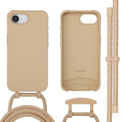 IMOSHION Coque pour iPhone 16e en silicone Nude