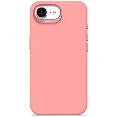 DECODED Coque pour iPhone 16e MagSafe Antimicrobe Soft Touch Rose clair - Neuf