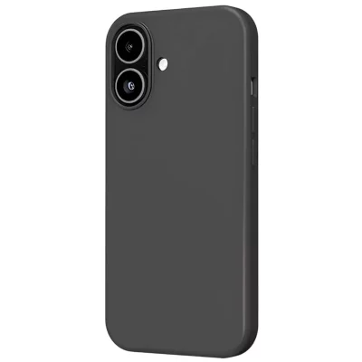 MW Coque pour iPhone 17 Compatible MagSafe en Silicone Noir - Neuf