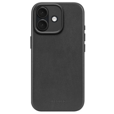 DECODED Coque pour iPhone 17 MagSafe en Cuir Antichocs  Noir