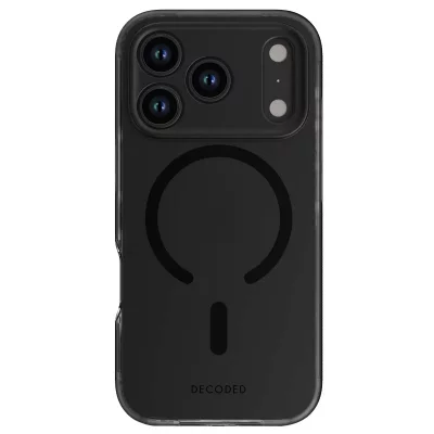 DECODED Coque pour iPhone 17 Pro MagSafe Hybride S&eacute;rie DropTec Antichocs Noir