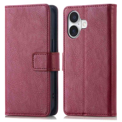 IMOSHION Coque pour iPhone 17 Similicuir Bordeaux