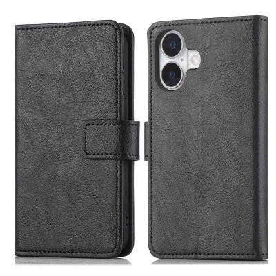 IMOSHION Coque pour iPhone 17 Similicuir Noir