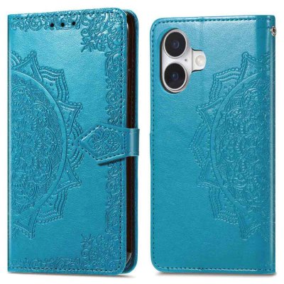 IMOSHION Coque pour iPhone 17 Similicuir Turquoise