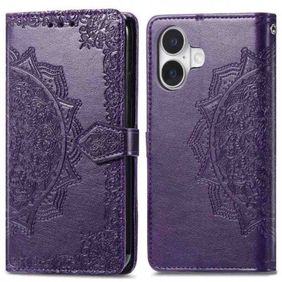 IMOSHION Coque pour iPhone 17 Similicuir Violet