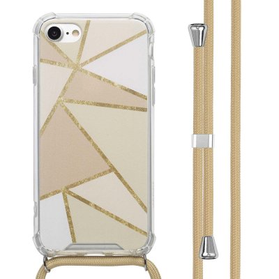IMOSHION Coque pour iPhone 8, iPhone 7, iPhone SE (2022), iPhone SE (2020) Plastique Beige Graphique