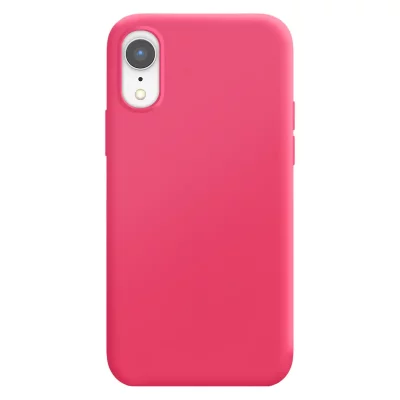 MOXIE Coque pour iPhone XR Edition Color Skin en TPU avec Int&eacute;rieur Doux Rose