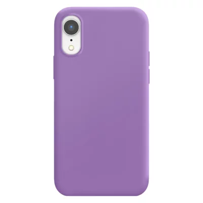 MOXIE Coque pour iPhone XR Edition Color Skin en TPU avec Int&eacute;rieur Doux Violet clair