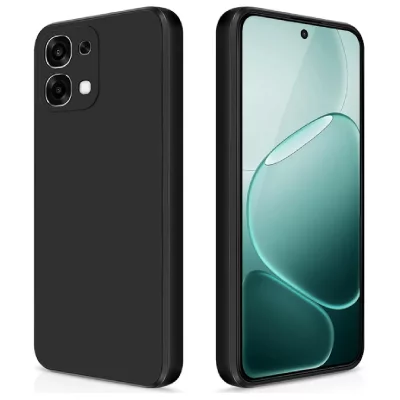HTDMOBILES Coque Pour Oppo A6 Pro 4g / 5g - Housse Etui Silicone Gel Fine + Verre Trempe - Noir
