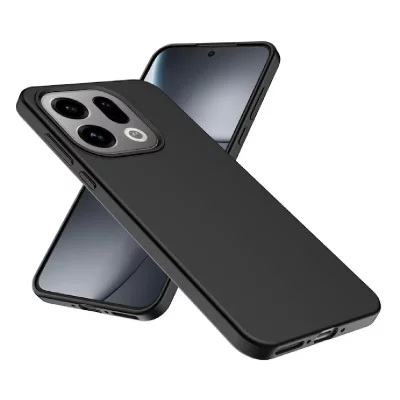 HTDMOBILES Coque Pour Oppo Find X9 5g - Housse Etui Silicone Gel Fine + Film Ecran - Noir