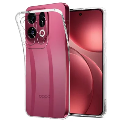 HTDMOBILES Coque Pour Oppo Find X9 5g - Housse Etui Silicone Gel Fine + Film Ecran - Transparent Tpu