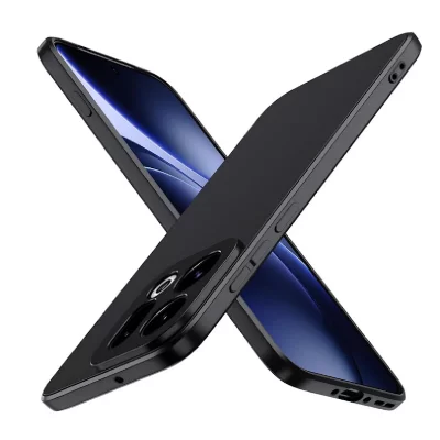 HTDMOBILES Coque pour Oppo Find X9 5G - housse etui silicone gel fine + verre trempe - NOIR