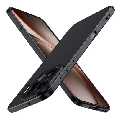 HTDMOBILES Coque Pour Oppo Find X9 Pro 5g - Housse Etui Silicone Gel Fine + Verre Trempe - Noir