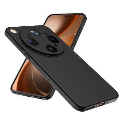 HTDMOBILES Coque pour Oppo Find X9 Ultra 5G - housse etui silicone gel fine + verre trempe - NOIR -