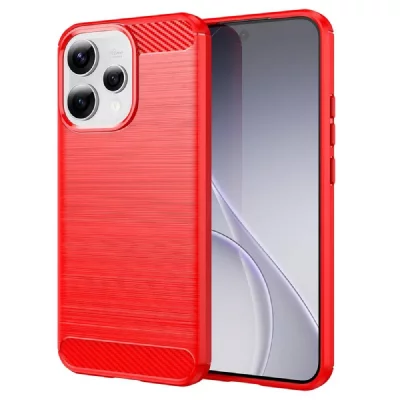 HTDMOBILES Coque pour Oppo Reno 15 5G - housse etui silicone gel carbone + film ecran - ROUGE -
