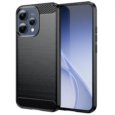 HTDMOBILES Coque Pour Oppo Reno 15 5g - Housse Etui Silicone Gel Carbone + Verre Trempe - Noir