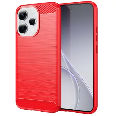 HTDMOBILES Coque Pour Oppo Reno 15 5g - Housse Etui Silicone Gel Carbone + Verre Trempe - Rouge