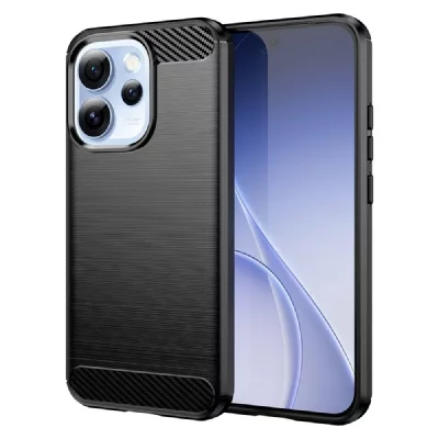 HTDMOBILES Coque pour Oppo Reno 15 Pro 5G - housse etui silicone gel carbone + film ecran - NOIR