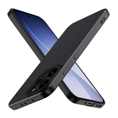 HTDMOBILES Coque pour Oppo Reno 15 Pro 5G - housse etui silicone gel fine + film ecran - NOIR -
