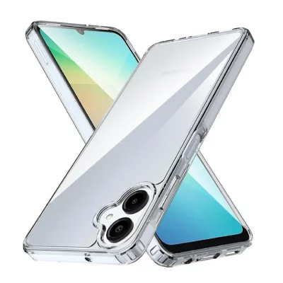 HTDMOBILES Coque Pour Samsung Galaxy A07 - Housse Etui Silicone Gel Fine + Verre Trempe - Transparent Tpu