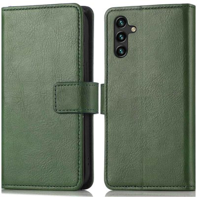IMOSHION Coque pour Samsung Galaxy A13 (5G),Samsung Galaxy A04s Similicuir Vert