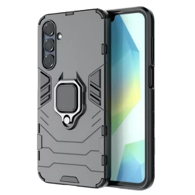 HTDMOBILES Coque pour Samsung Galaxy A17 5G - housse etui rigide anti choc + verre trempe - NOIR