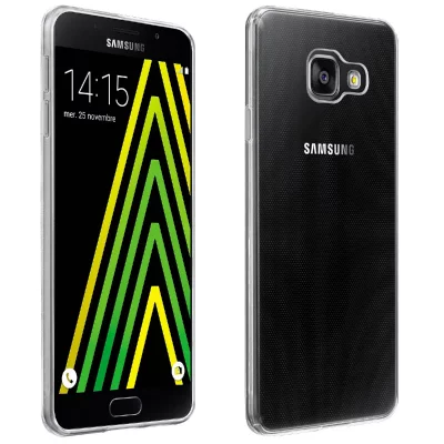 AVIZAR Coque pour Samsung Galaxy A5 2016 Silicone Souple Ultra-Fin Transparent