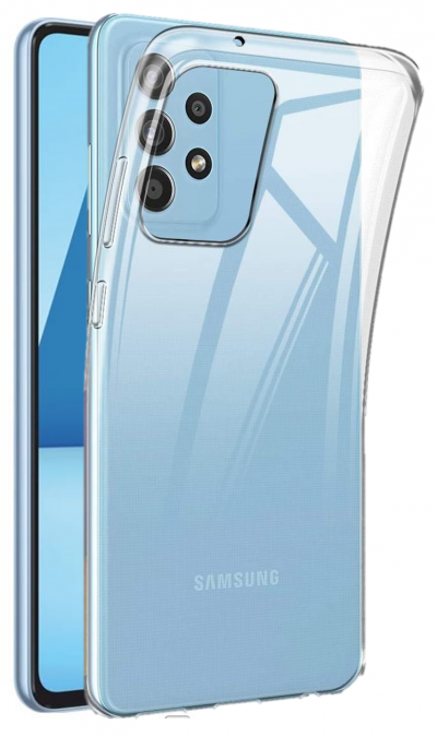 PHONILLICO Coque pour Samsung Galaxy A53 5G - Silicone Gel TPU Transparent Protection Souple Ultra Mince