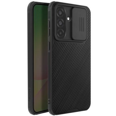NILLKIN Coque pour Samsung Galaxy A56 Coins Renforc&eacute;s Antichoc Cache Cam&eacute;ra Noir