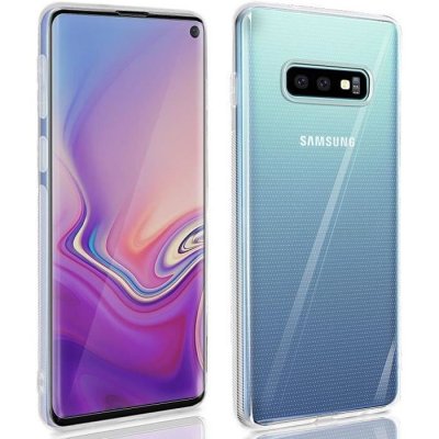 AVIZAR Coque pour Samsung Galaxy S10e Silicone Gel + Film Ecran Verre Tremp&eacute; noir