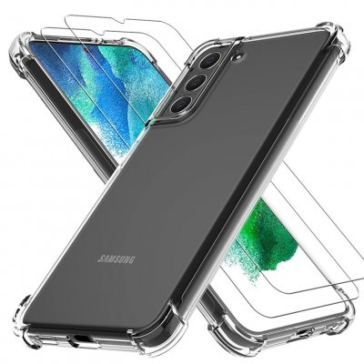 EVETANE Coque pour Samsung Galaxy S21 Fe antichoc + 2 vitres - 