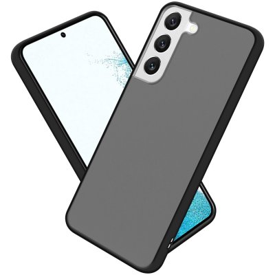 CADORABO Coque pour Samsung Galaxy S22 en MAT NOIR Protection antichoc