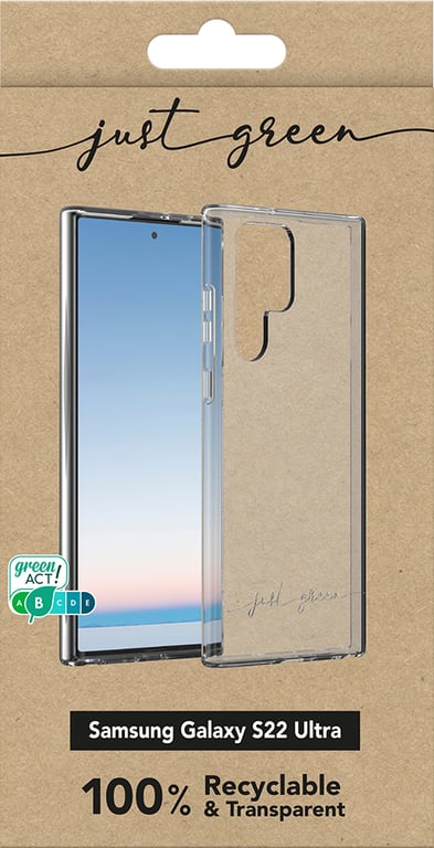 BIGBEN CONNECTED Coque pour Samsung Galaxy S22 Ultra Recyclable transparent