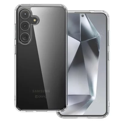 CRONG Coque pour Samsung Galaxy S24 Crystal Shield Cover Transparent - Neuf