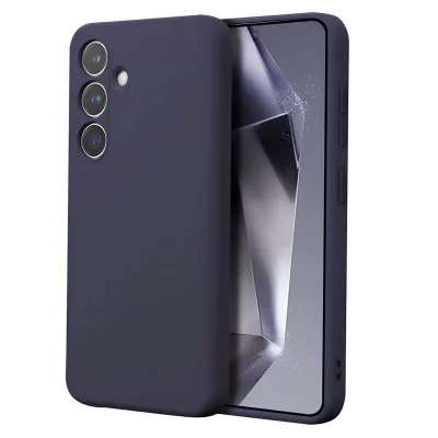 CRONG Coque pour Samsung Galaxy S24 Plus en Silicone Souple Antichocs Violet - Neuf