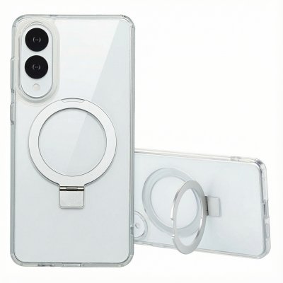 ACCEZZ Coque pour Samsung Galaxy S25 Edge Plastique Transparent
