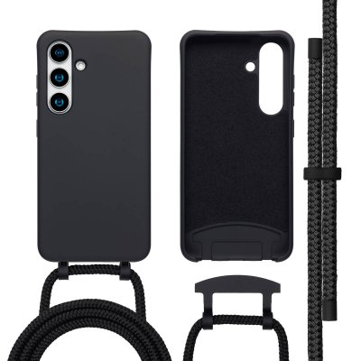 IMOSHION Coque pour Samsung Galaxy S25,Samsung Galaxy S24 en silicone Noir