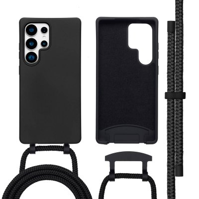 IMOSHION Coque pour Samsung Galaxy S25 Ultra en silicone Noir