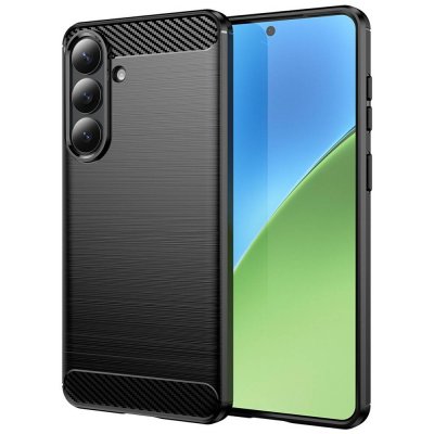 HTDMOBILES Coque Pour Samsung Galaxy S26 Plus 5g (s26+) - Housse Etui Silicone Gel Carbone + Film Ecran - Noir