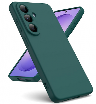 HTDMOBILES Coque Pour Samsung Galaxy S26 Plus 5g (s26+) - Housse Etui Silicone Gel Fine + Verre Trempe - Vert