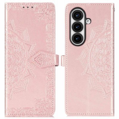 IMOSHION Coque pour Samsung Galaxy Z Fold 7 Similicuir Rose
