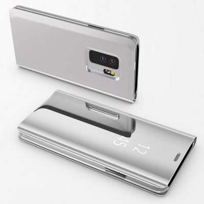 PHONILLICO Coque Rabat Miroir Argent pour Samsung Galaxy A71 - Protection Clear View []