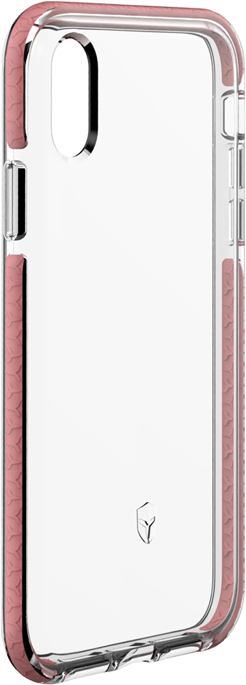 FORCE CASE Coque renforc&eacute;e  New Life contour rose pour iPhone XR